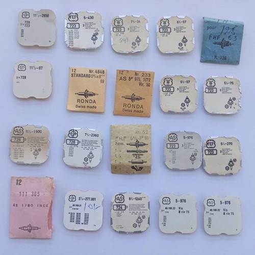 Swiss watch parts new, assorted pack No1
