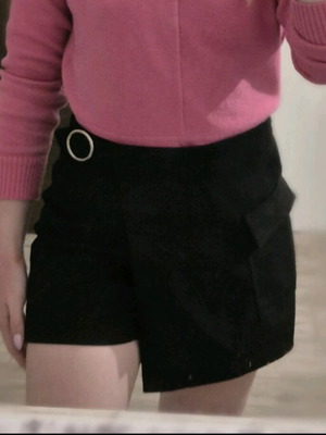 Bershka Μαύρο Skort Σαν Καινούργιο