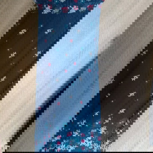 Макси дамска дълга рокля с еластично бюстие, като нова