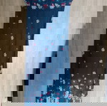 Макси дамска дълга рокля с еластично бюстие, като нова