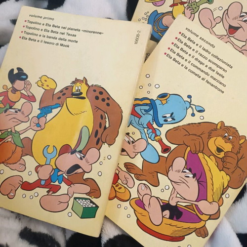 L' Imprevedibile Eta Beta comics used, 2 pieces, Italian