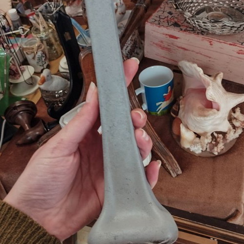 Set of two gray decorative glass vases like new