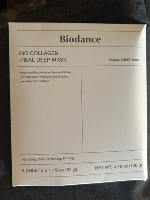 Biodance Bio Collagen Real Deep Facial Mask new for hydration and firming
