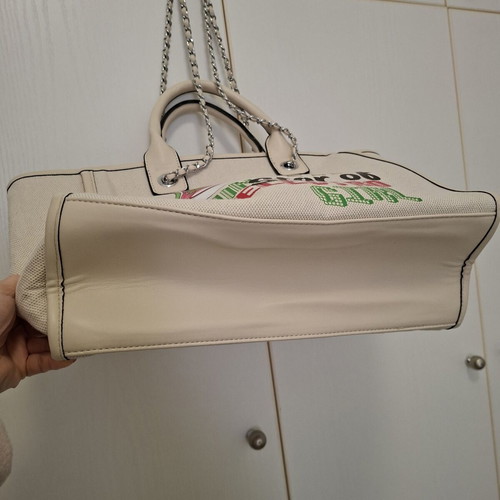 Canvas shoulder bag new, boat sailcloth style