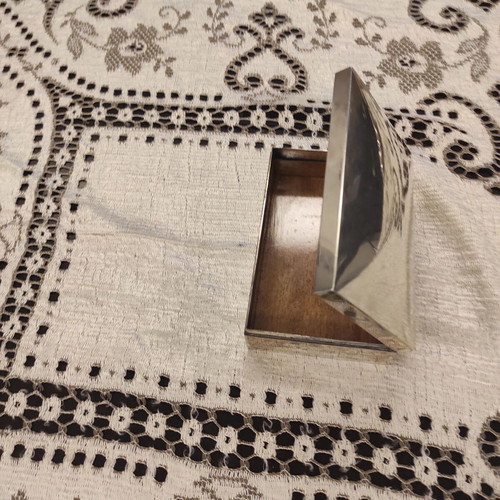 Silver 900 Zolotas cigarette case used, 70-80s vintage