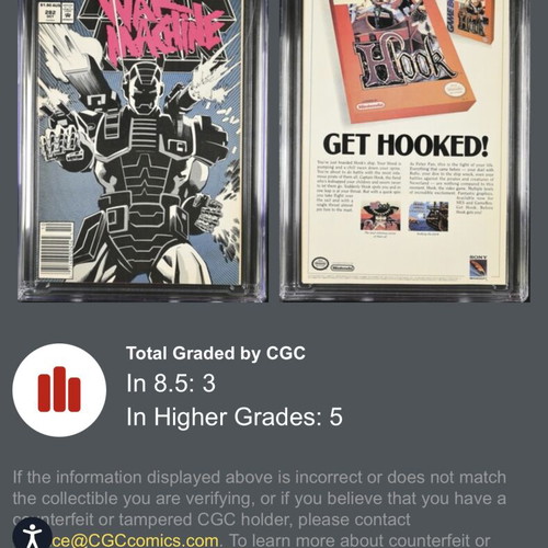 Iron Man #282 (1992) CGC 8.5 Australian Price Variant like new, 1st War Machine appearance
