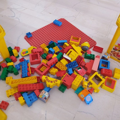 Lego Duplo vintage blocks used, 80s-90s
