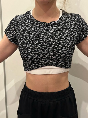 Top blouse black like new, size S