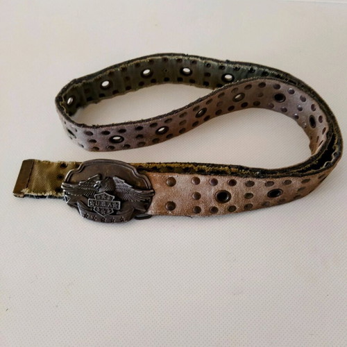 Belt used with large eagle buckle and studs, 4 cm x 1.25 m