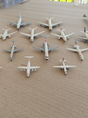 13 Miniature Airplane Models