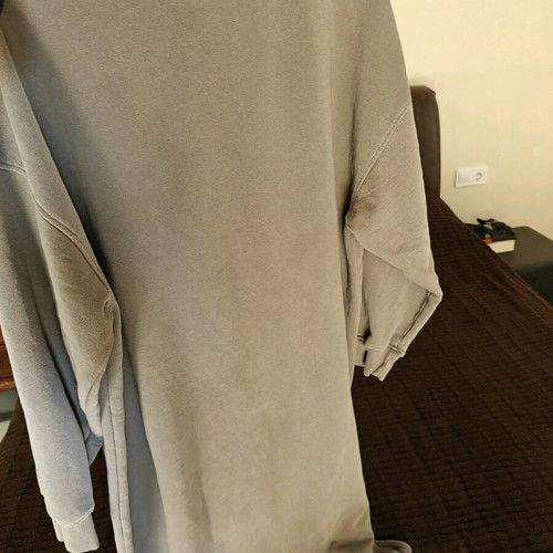 Sweatshirt long dress used, gray, XS