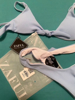 Bikini swimsuit blue new, size small