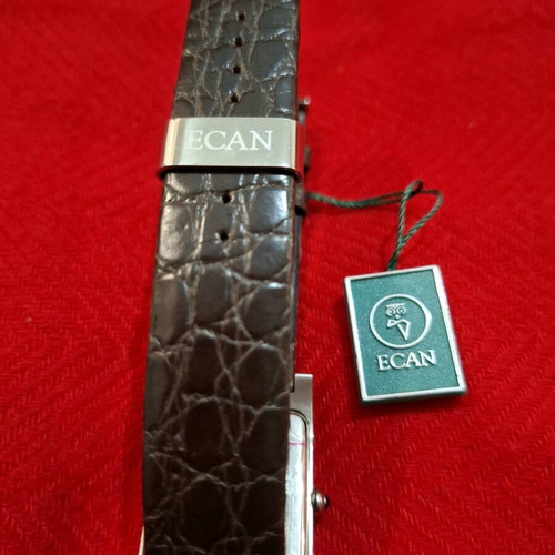 Ecan Unisex Watch new, battery operated, white and silver