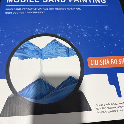3D Mobile Sand Painting decorative rotating sand art