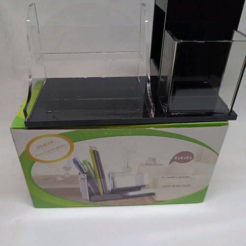 Plexiglass pencil holder new for office