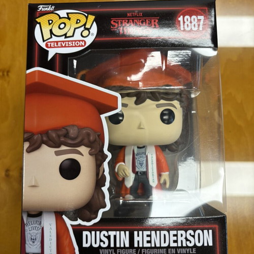 Funko Pop! Stranger Things 1887 Dustin Henderson new