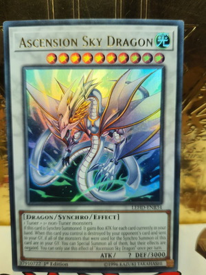Ascension Sky Dragon Yu-Gi-Oh! card like new