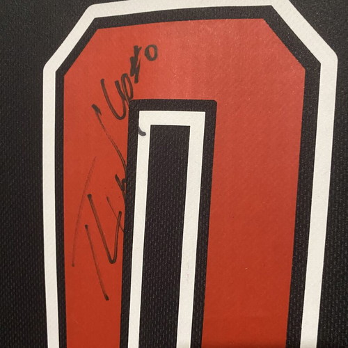 Olympiacos Basketball Jersey 2023-2024 Signed by Thomas Walkup, Size X-Large