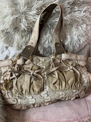 Blumarine Blugirl Y2K small handbag, beige