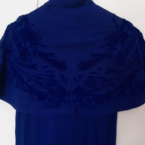 WAGGON PARIS knitted dress in blue, size M