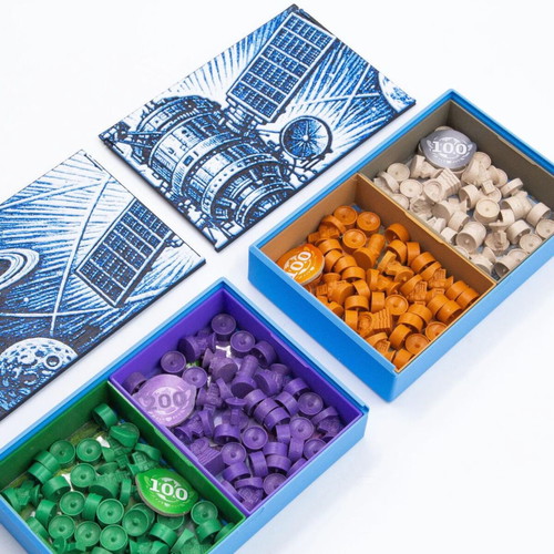 Seti Insert Board Game Organizer 3D Printed for Sleeved Cards