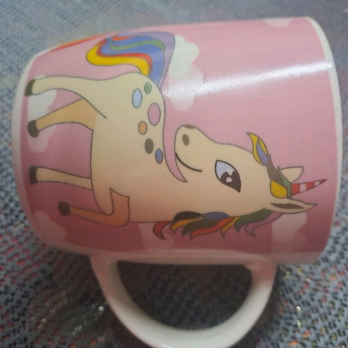 Ceramic mug new with unicorn design