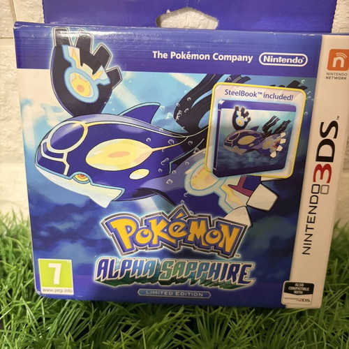 Pokémon Alpha Sapphire Nintendo 3DS new, sealed game with metal case