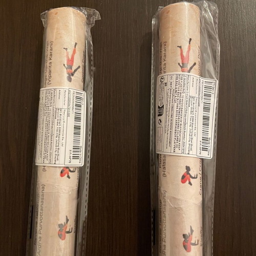 Canvas wall art with yoga theme new, sealed roll without frame
