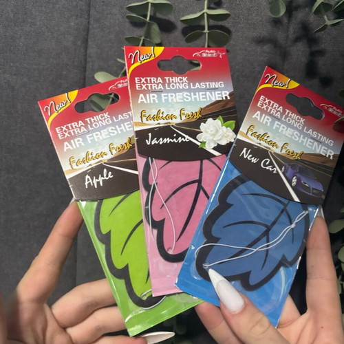 Car Air Freshener Set of 3 new, assorted scents and colors