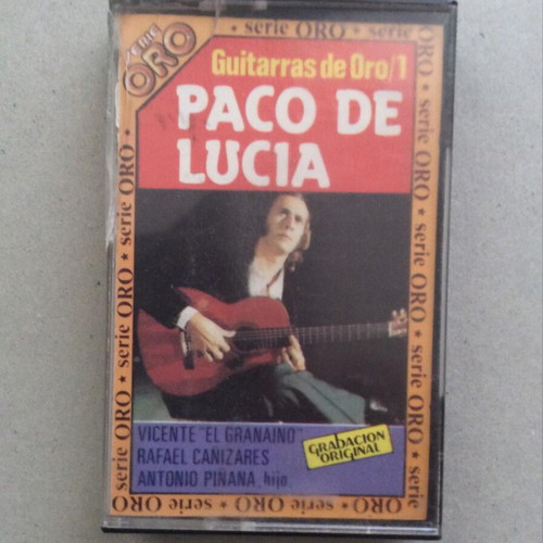 Paco De Lucía Guitarras De Oro Vol. 1 cassette tape near mint, Latin