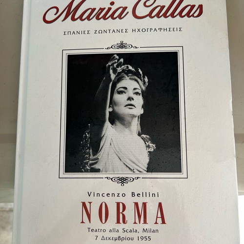 Maria Callas rare recordings book and CD like new