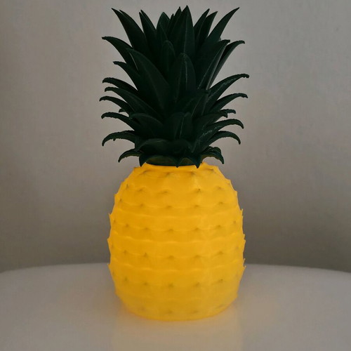3D Pineapple illuminated new with tealight