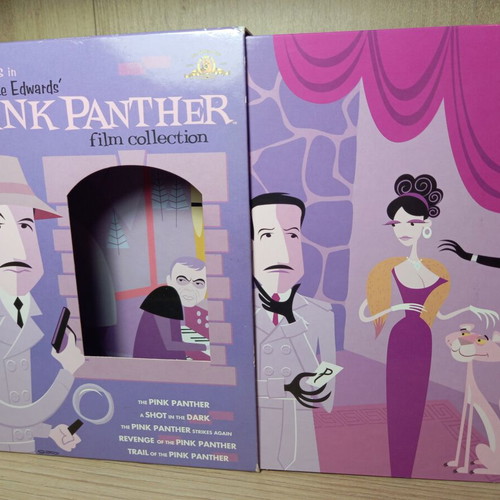 Pink Panther 5 Movies DVD Box like new with Greek subtitles