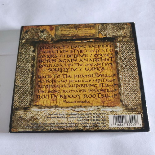Soulfly Prophecy CD album like new, limited edition digipak 2004