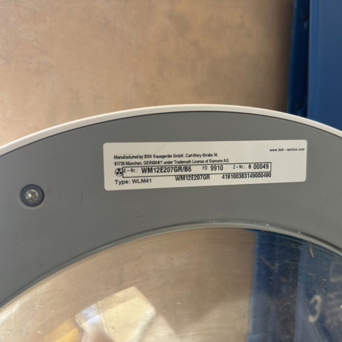 Siemens washing machine like new, 8kg load capacity