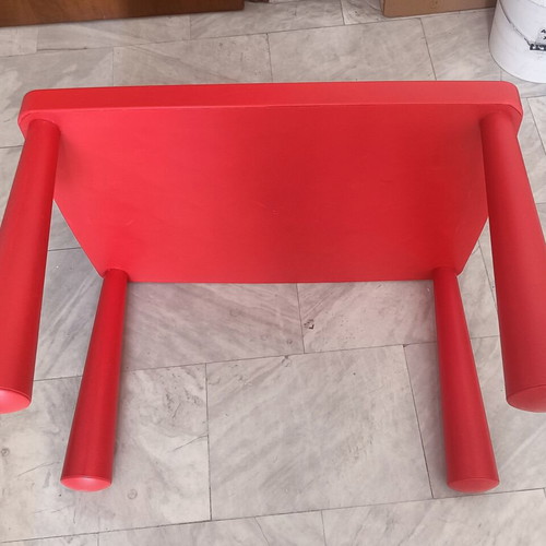 IKEA children's table red used, very good condition
