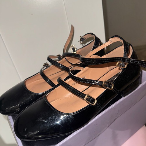 Mary Jane ballerina shoes like new, black, size 36