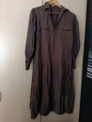 Dress with long sleeves used, size M