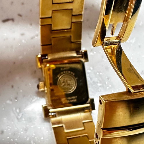 Burberry Vintage ladies watch like new with mother of pearl and diamonds