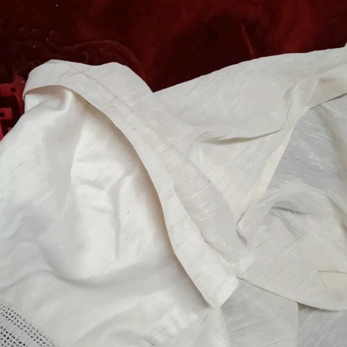 Curtain with handmade lace used, length 2.20m
