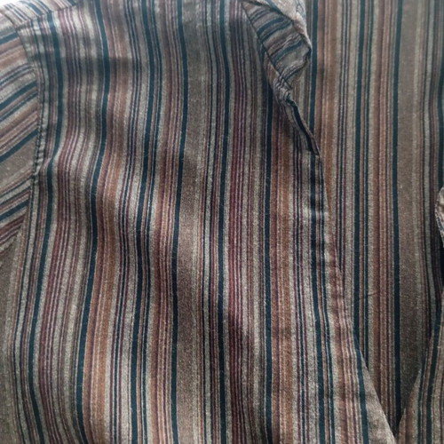 Striped wrap shirt like new, size S