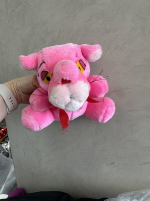 Pinko Pink Panther vintage plush toy used