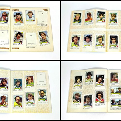 Panini Moto Sport 1979 Sticker Album like new, incomplete