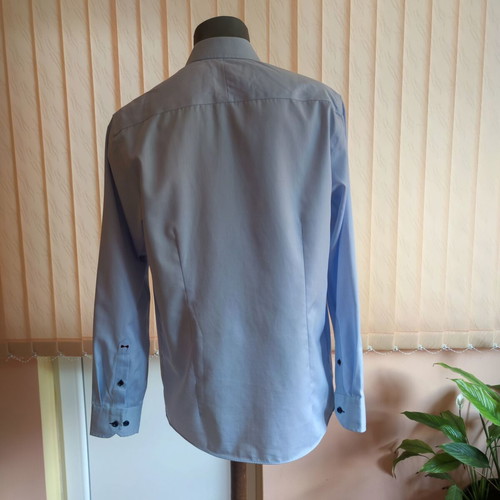 J. Harvest & Frost Premium Light Blue Men's Shirt M 39/40 like new, 100% cotton