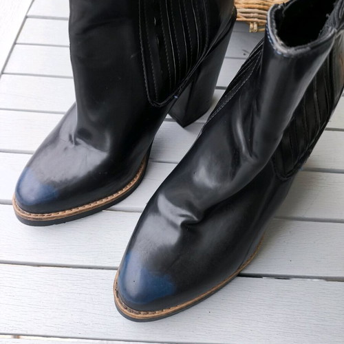 Pull & Bear ankle boots blue black size 39 like new