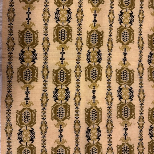 Large hand-embroidered meter-long table runner new