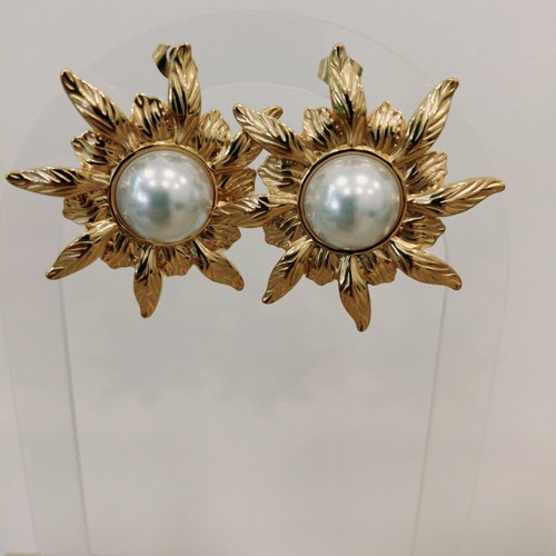 Stainless Steel Earrings new, gold and silver color