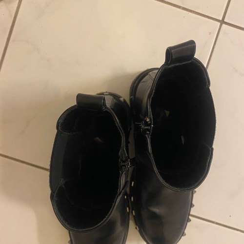 Rock ankle boots used, size 39, black with studs