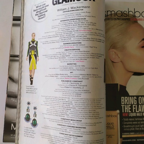 British Glamour magazine like new, September 2013
