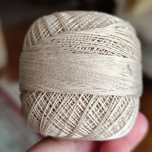 Ören Bayan Merserize Dantel İpliği crochet and lace threads beige, new, pack of 10
